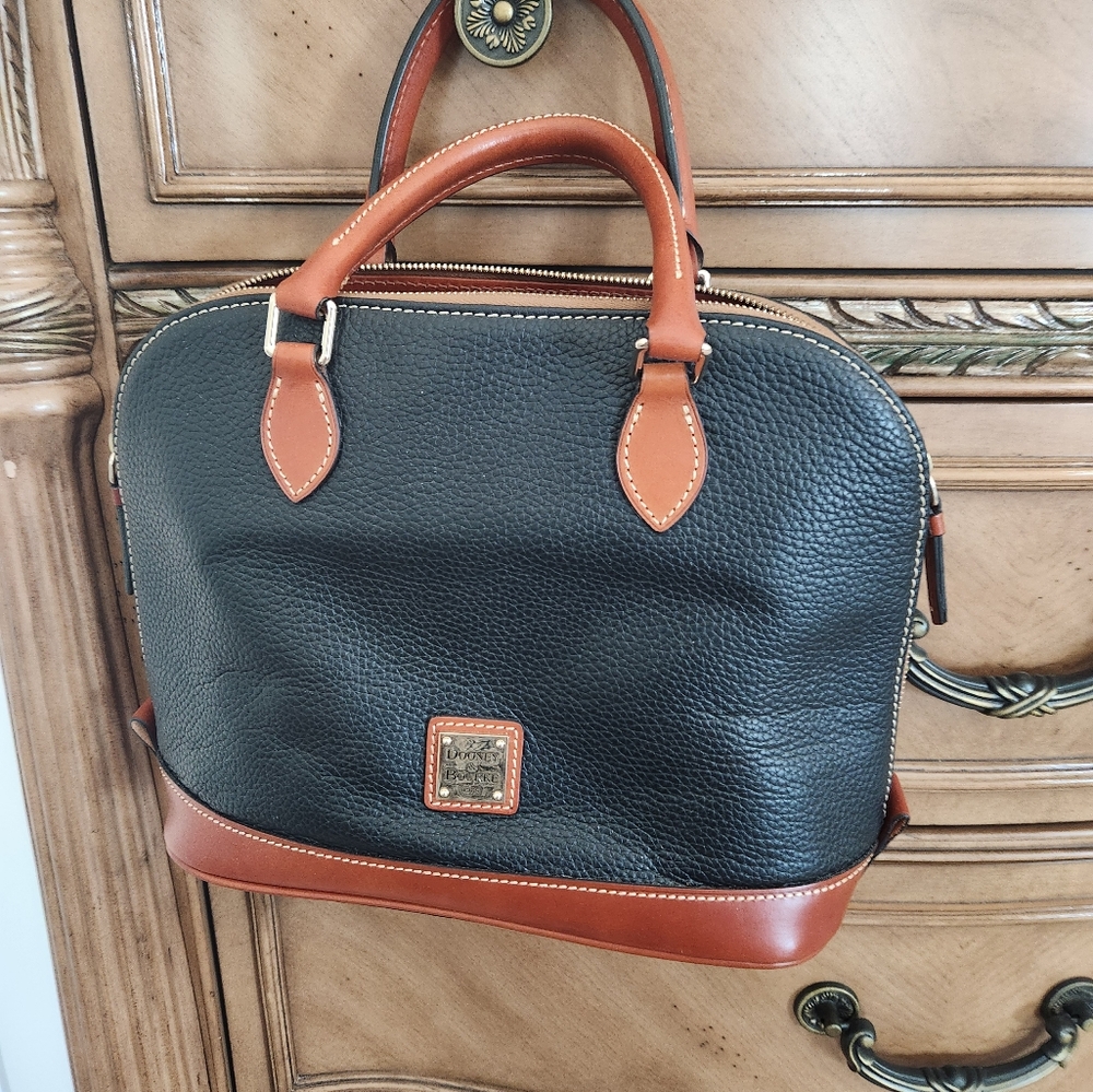 Dooney & Bourke Black Zip Zip Satchel